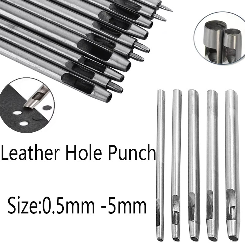 Leatherwork Hole Punch - 0.5-5 مللي متر الجلود ثقب لكمة