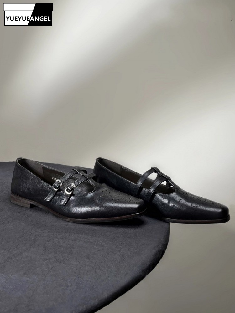 Leatherwork In French - النمط الفرنسي الأنيق المرأة مشبك حزام