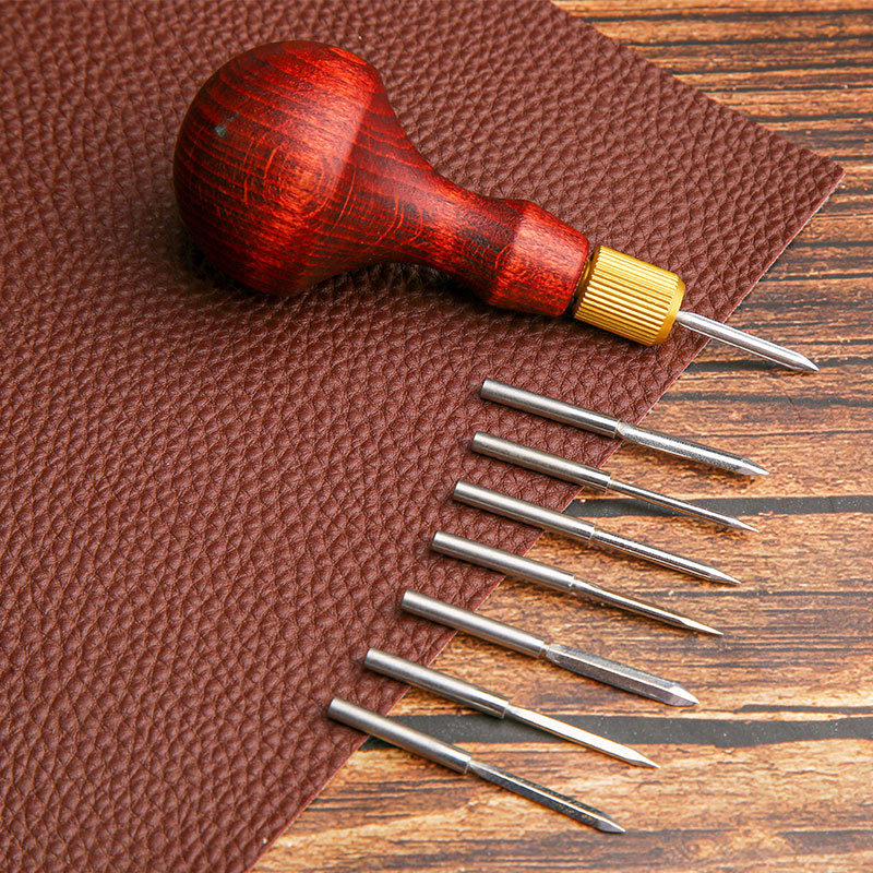 Leatherwork Hole Punch - 1 مجموعة DIY الجلود لكمة الخرامه