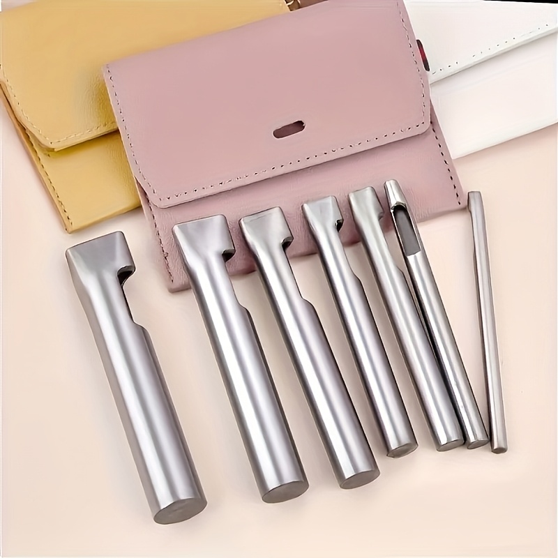 Leatherwork Hole Punch - 5 قطع من أدوات ثقب الجلد