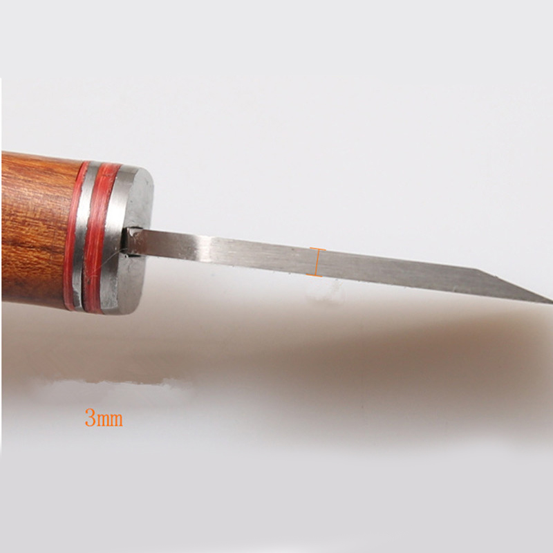 شفرة بعرض 3 مم وسمك 35 مم للحر - مراجعة Leatherwork Knife وسعره
