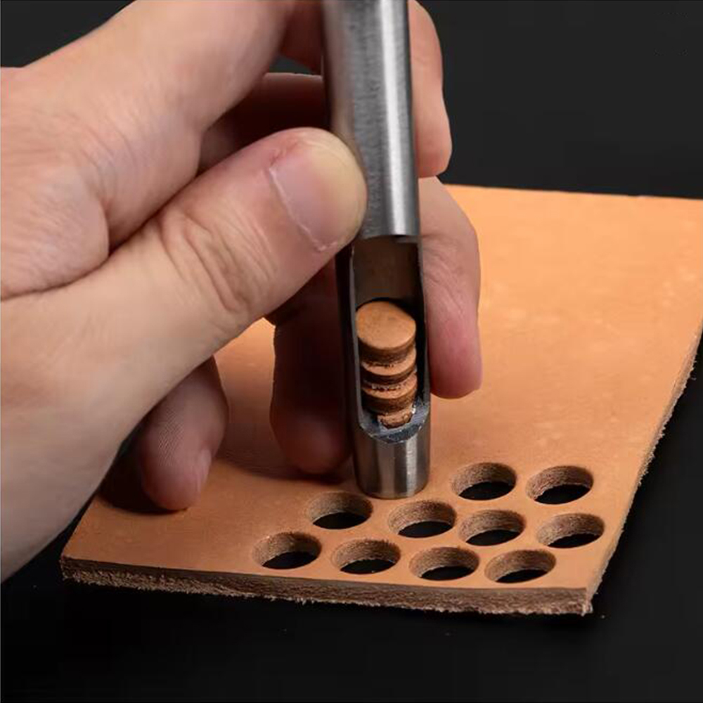 عالية الجودة 6 قطعة 1-5 مللي م - مراجعة Leatherwork Hole Punch وسعره